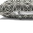 thumbnail image 4 of Moroccan Pet Bed, Continuous Detailed Floral Inspired Ornaments Abstract Monochrome Pattern, Resistant Pad for Dogs and Cats Cushion with Removable Cover, 24" x 39", Ivory Dark Taupe, by Ambesonne, 4 of 4
