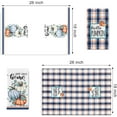 thumbnail image 2 of Fall Hello Pumpkin Patch Kitchen Dish Towels Set of 2, Autumn Buffalo Plaid Check Hand Towels Drying Baking Cooking Cloth, Home Sweet Home Farmhouse Thanksgiving Kitchen Decor 18x26 Inch, 2 of 6