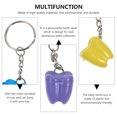 thumbnail image 3 of 10pcs Kids Teeth Storage Box Key Chain Deciduous Teeth Storage Key Ring, 3 of 9