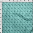 thumbnail image 4 of oneOone Cotton Poplin Aqua Blue Fabric Floral Quilting Supplies Print Sewing Fabric By The Yard 42 Inch Wide, 4 of 4