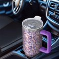 thumbnail image 6 of Leopard Print 40oz Tumbler– Stainless Steel Insulated Tumbler with Handle and Straw, Large Capacity Travel Cup for Hot & Cold Drinks, 6 of 6