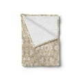 thumbnail image 2 of Mosaic Soft Flannel Fleece Blanket, Antique Roman Time Inspired Rock Design with Circled Modern Lines Image Print, Cozy Plush for Indoor and Outdoor Use, 60" x 80", Tan Peach White, by Ambesonne, 2 of 5