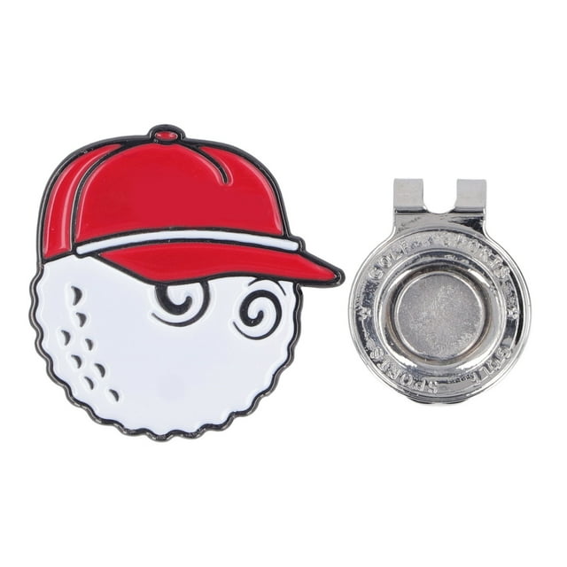 Clips para sombreros de golf, Clips para sombreros de golf Los tenedores de marcadores de bolas de zinc marcan el clip para sombreros de golf de primera línea