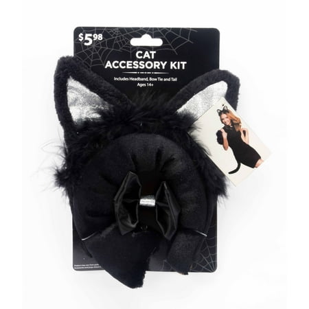 Cat Adult Halloween Costume Accessory Kit