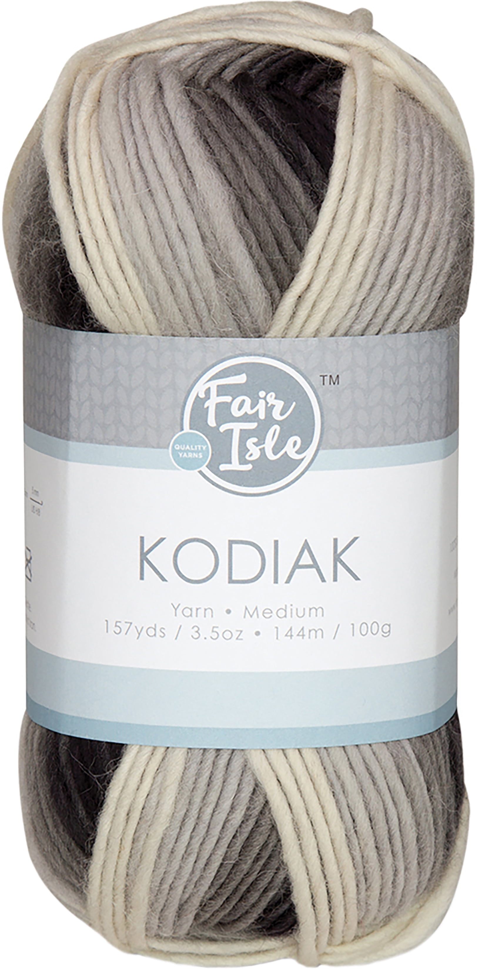 Fair Isle Kodiak Space Dye YarnDark Night