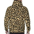 thumbnail image 5 of Bingfone Leopard Print Men'S Drawstring Hoodie Long Sleeve Pocket Sweatshirts-Small, 5 of 9