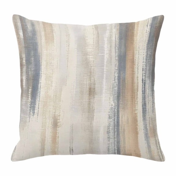 Pillow Covers 18x18 Inch, Beige Grey Linen Pillowcase with Invisible Zipper, Abstract Mottled Art Retro Modern Painting Decorative Throw Pillow Covers Cushion Case for Couch Sofa Bed Living Room