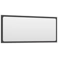 thumbnail image 3 of vidaXL Bathroom Mirror Grey 90x1.5x37 cm Engineered Wood, 3 of 5