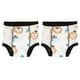 thumbnail image 1 of Pantalones de entrenamiento de algodón para bebé, algodón absorbente fuerte, ropa interior de entrenamiento para ir al baño unisex para niños pequeños, arco iris negro 1T, 1 of 8