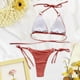 thumbnail image 4 of Traje de baño para mujer, moda, cómodo, bikini, traje de baño liso para mujer, bikinis, trajes de baño para mujer, conjuntos de bikini para mujer, trajes de baño bikini para mujer, 4 of 4