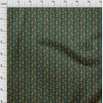 thumbnail image 3 of oneOone Polyester Lycra Fabric Leaves & Floral Block Print Sewing Fabric BTY 56 Inch Wide, 3 of 4