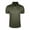 Army Green, variant on Fewfanhot Men's Big and Tall Solid Color Block Golf T Shirt, V Neck Collared Short Sleeve Stretch Pullover Casual Athletic Top, S-3XL