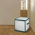 thumbnail image 5 of 64-Grid Christmas Ornament Storage - Clear , Dustproof, Foldable - Balls/Lights, Holiday Decor, Space-Saving Organizer, 5 of 6
