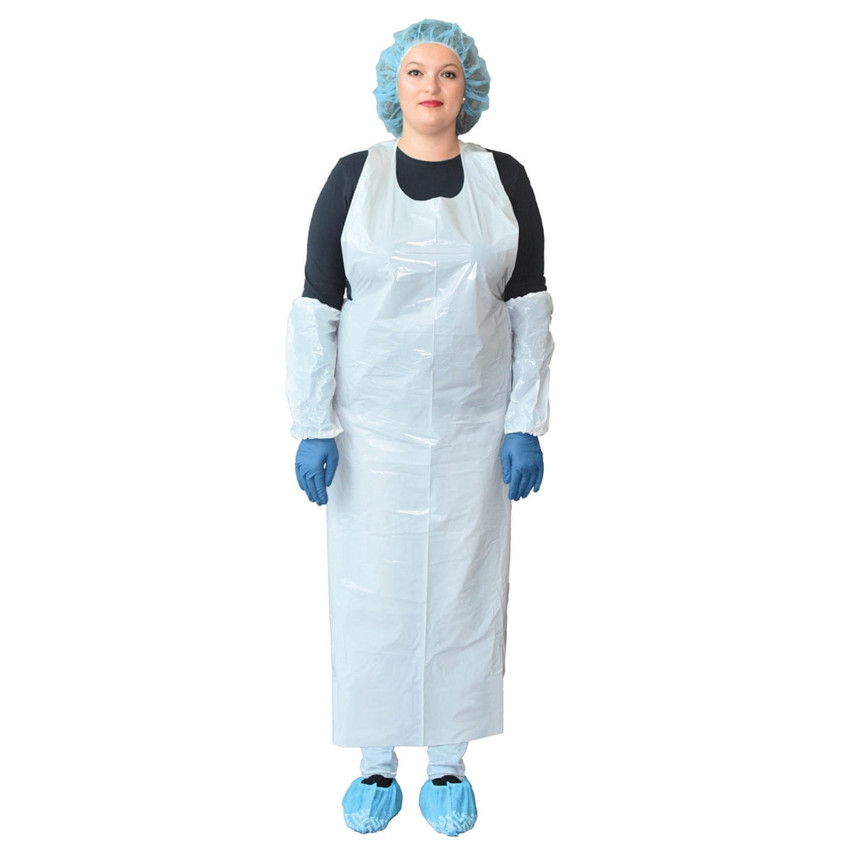 50 Pack Sanitary Disposable Polyethylene Apron ANASPE2AP