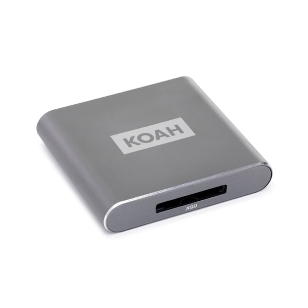 Lector de tarjetas Koah Pro USB 3.1 Type-C XQD Compact Aluminium