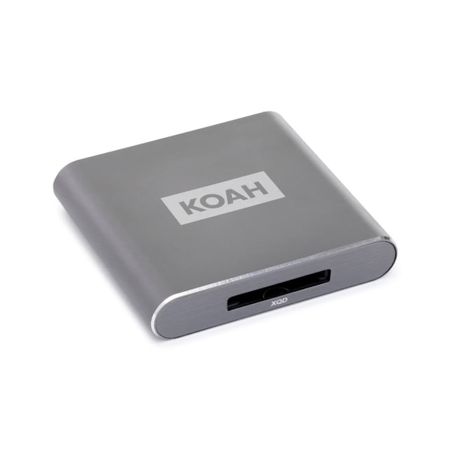 Lector de tarjetas Koah Pro USB 3.1 Type-C XQD Compact Aluminium
