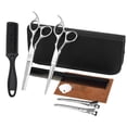 thumbnail image 1 of Kit de tijeras para cortar el cabello, juego de tijeras de peluquería para hombres, mujeres, mascotas, salón de peluquería en casa, 1 of 5