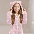 thumbnail image 5 of Pyjama une-Pièce à Capuche à Manches Longues pour Filles, Pyjama d'Hiver Décontracté et Chaud, 5 of 5