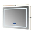 thumbnail image 4 of Lexora Home Caldona 60" x 36" LED Mirror with Defogger, 4 of 6