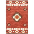 thumbnail image 1 of Nuloom 5' x 8' Main Touffeté Tapis Shyla dans le Vin, 1 of 4
