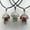 Dragon Blood Jasper, variant on 10pcs Wholesale Natural Stone Quartz Crystal Carved Mushroom Pendant Necklace-crystal