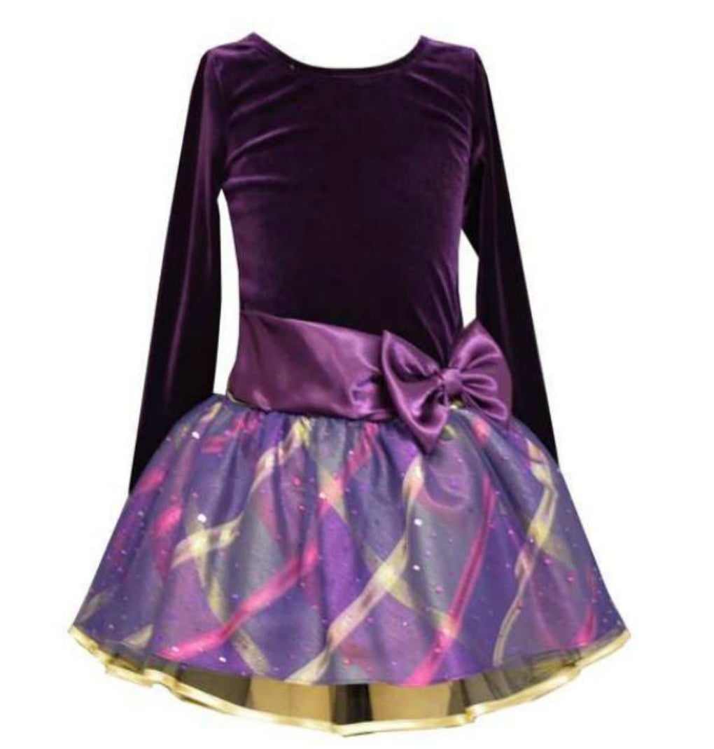 bonnie jean purple dress