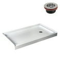 thumbnail image 2 of Streamline GB-519-80 60 in. x 36 in. Alcove Acrylic Shower Base in Glossy White With Right Drain, ABS Drain Included, 2 of 15