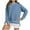 Blue, variant on SwiftWear Women's Fashion Colorblock Crewneck Sweatshirt Pullover - Athletic Raglan Sleeve Sweat Shirt with Side Slits, Soft Stretch Streetwear for Casual Style Dark Gray
