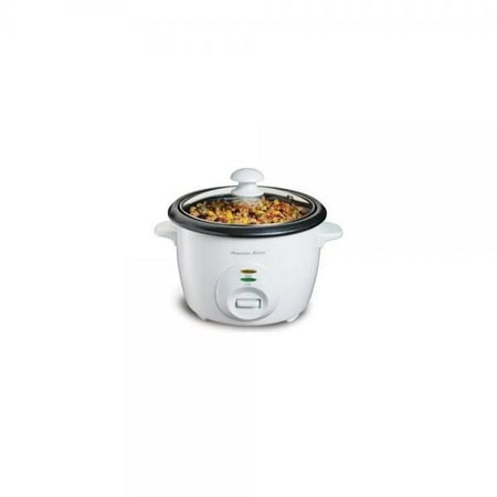 Proctor Silex 4-Cups uncooked resulting in 8-Cups Cooked Rice Cooker, White (37534Y)