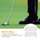 thumbnail image 3 of Caja de almacenamiento para pelotas de golf, estuche de exposición para tienda de casa, portador de pelotas de golf, estuche pequeño para pelotas de golf, 3 uds., 3 of 8