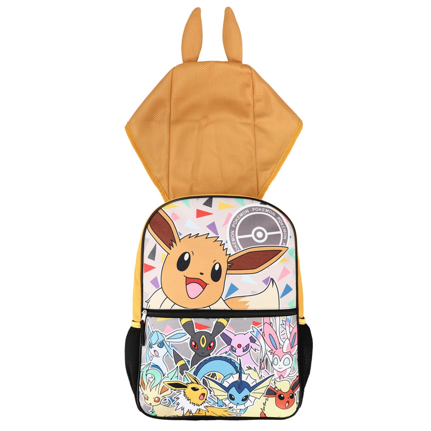 Pokemon Eevee Evolution Backpack Kids Blue Boys School Supplies Carrying Bag 