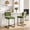 Olive Green-24''Counter Bar Stools, variant on ONEVOG 24''H Counter Height Bar Stools Set of 2, Morden Counter Bar Stools with Velvet and Black Metal Legs, Upholstered Bar Stool For Kitchen Island, Oliver Green