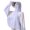 Grey, variant on Mdesiwst Women Sunscreen Coat Zipper Opening Hooded Face Nack Protection Ice Silk Anti-UV Thin Soft Breathable Long Sleeve Color Matching Cycling Camping Jacket