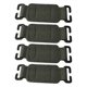 thumbnail image 1 of Morale Patches Display Panel Adapter Morale Patches Badges Panel C Shape Buckles Clip Nylon Webbing Buckles Clip Strap Short Khaki, 1 of 5