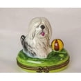 thumbnail image 2 of Dog w Ball Figurine for Pet Lovers | Limoges Boutique Limoges Box Porcelain Figurine, 2 of 2