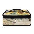 thumbnail image 2 of KUIFORTI Sunflower Butterfly Lunch Bag Ice Packs Handbags Tote Lunch Pouch Reusable Cooler Bag Food Container Keeps Warm Cold, 2 of 7