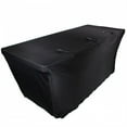 thumbnail image 3 of ProX X-ST6BL 6 Ft. Open Back Spandex Table Cover Scrim - Black, 3 of 5