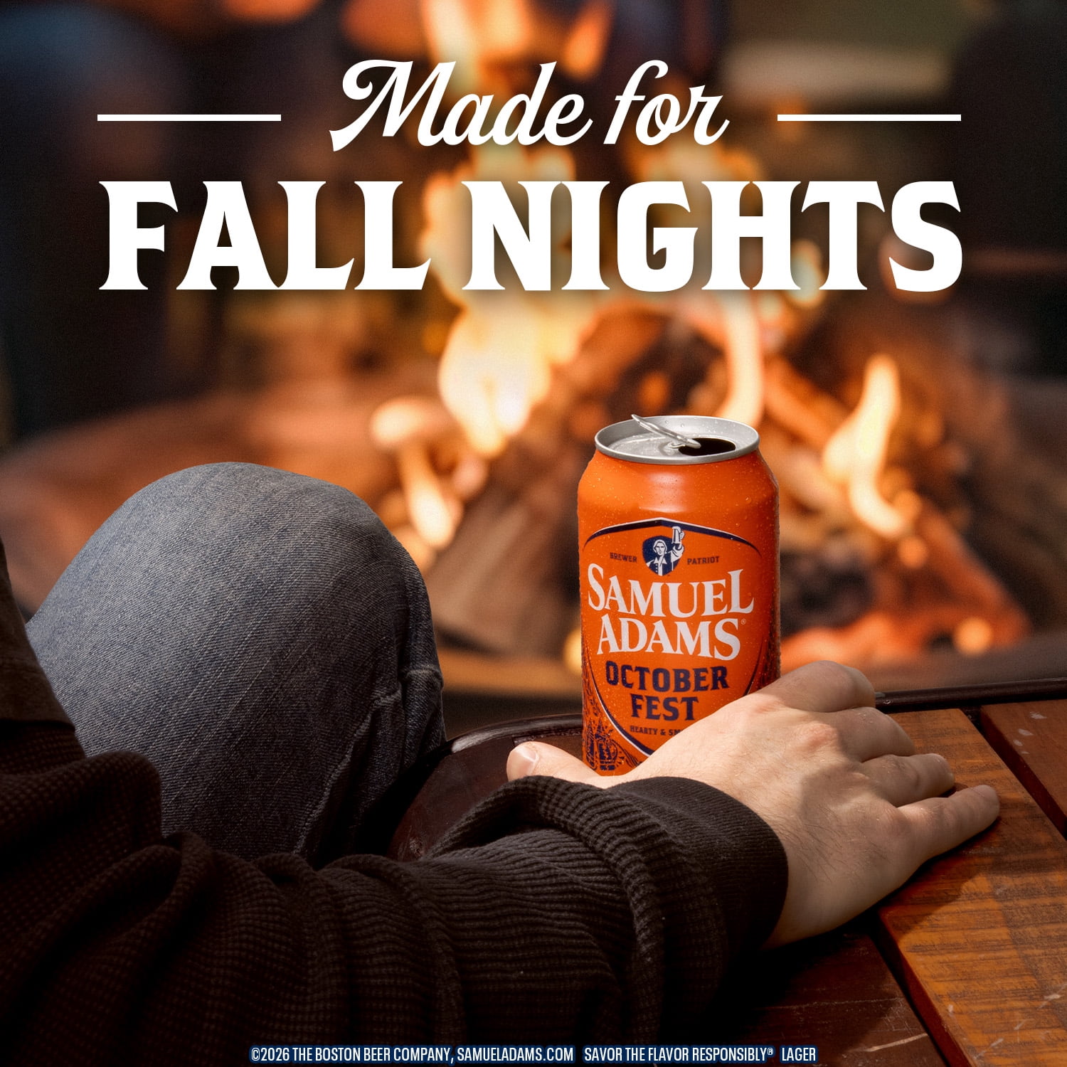 Samuel Adams Octoberfest Seasonal Craft Beer, 12 pack, 12 fl oz Aluminum Cans, 5.3% ABV