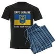 thumbnail image 6 of CafePress - Save Ukraine Raise Your Voices Men's Dark Pajamas - Men's Dark Loose Fit Cotton Pajama Set, 6 of 7