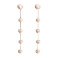 thumbnail image 1 of Pendientes colgantes con borlas largas y perlas de imitación, aretes nupciales llamativos, 1 of 5