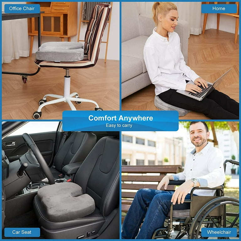 Memory foam coccyx seat cushion for office chair hotsell