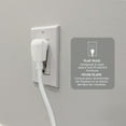 thumbnail image 3 of Globe Electric 4-Grounded Outlet 1.5FT Pink Braided Fabric Flat Plug Indoor Power Strip, 3 of 5