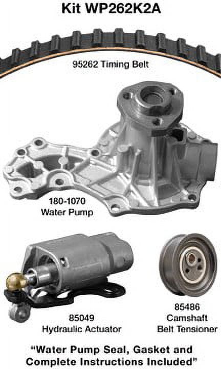 Dayco Engine Timing Belt Kit With Water Pump P/N:Wp262k2a Fits select: 1997-1999 VOLKSWAGEN JETTA, 1996-2002 VOLKSWAGEN CABRIO