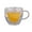 240ml, variant on Heatproof Glass Cup with Heart Shape and Handle Double Layer Insulated Coffee Mug For Home And Wedding Gift