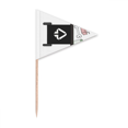 thumbnail image 1 of Déposez les Déchets Signe Diagramme Cure-Dent Triangle Cupcake Toppers Drapeau, 1 of 3