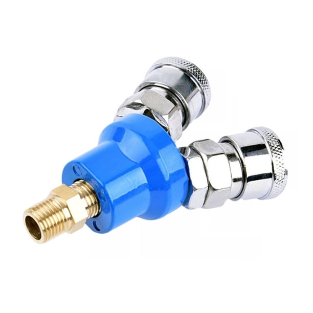 Accesorios de compresor de ajuste neumático 1/4 Conector rápido Distribuidor de gas para la herramienta de la bomba MANIFILL DE MULTIMA MULTI