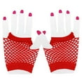 thumbnail image 3 of TYGHBN Ladies Girls Short Mesh 80s STYLE Fishnet Gloves Hen night Party Wear Gloves Gloves Mitten Gloves Mittens Combo with Pocket Gloves Mittens Men Winter Warm Gloves Mittens Women Cold Weather, 3 of 3
