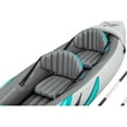 thumbnail image 3 of Hydro Force Rapid Elite X2 Kayak Set 10'3" x 39"  - 2 Adults, Teal, 397 lb Capacity, 2 Paddles, Hand Pump, 2 Fins, Storage Carry Bag, Durable Inflata-Shield Pro™ Material, Puncture Resistant, 3 of 12