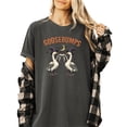 thumbnail image 2 of Goosebumps Fall Halloween Shirt for Women and Teens Funny Graphic Tee Pepper Shirt Adult Medium, 2 of 4