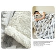 thumbnail image 7 of Beautynvta Winter Taffeta Fleece Blanket, Thickened Warm Plush Throw Blanket, Super Soft Comfortable Flannel Blanket for Sofa Couch Bed Chair Office, 39.4''x27.5'', 7 of 7